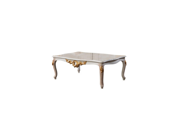 Diseño de mesa de café clásica mesita auxiliar sofá mesa de sala de estar mueble de madera