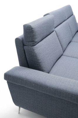 Sofás textiles en forma de L gris para sala de estar NUEVO sofá esquinero muebles tapizados.