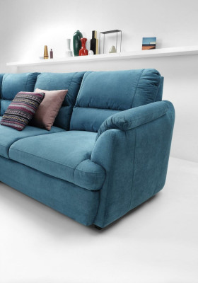 Sofá esquinero Nuevo Sofás de diseño moderno Sofa Cama Tela Forma de L Sala de estar Nuevo