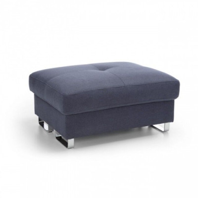 XXL puf reposapiés club lounge de cuero textil otomano diseñador pufa nuevo