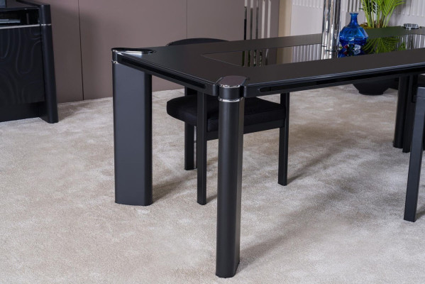 Juego de comedor 6 sillas mesa de comedor comedor conjunto de sillas de madera de diseñador nuevo