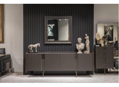 Moderno aparador con espejo cómoda tocador de lujo muebles nuevos