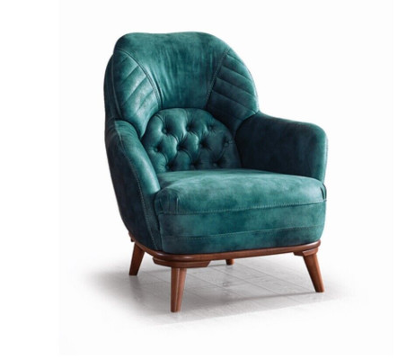 1 Sillón de relax moderno estilo Chesterfield de lujo para el salón.