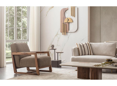 Diseño de sillón de lujo Sillón de relax de tela Sillón de relax moderno