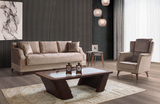 Conjunto de sofás de 3+1 plazas, sillón, conjunto de muebles de sillón moderno.