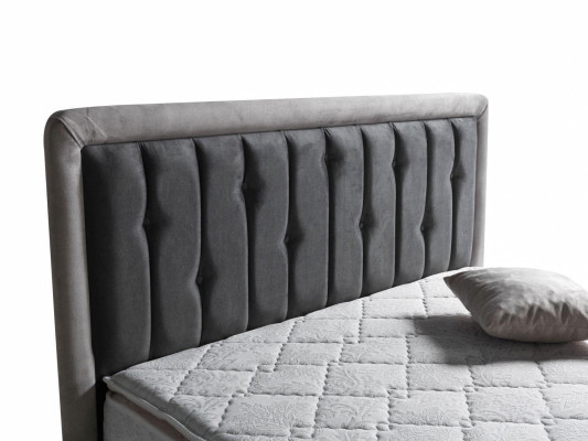 Cama de diseño cama doble camas de lujo dormitorio tapizado muebles 180x200