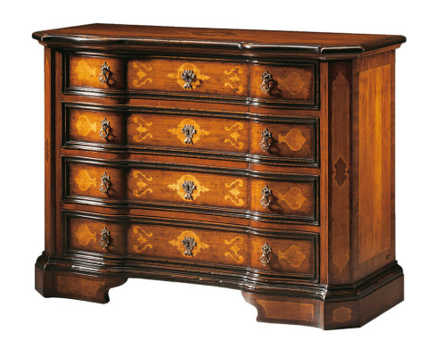Italia Casa de campo Cómoda Armario Lujo Cajonera Armario Estante Muebles Armario de madera