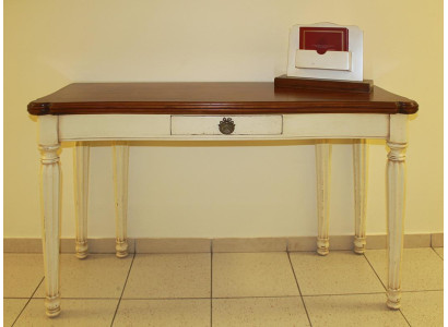 Consola de lujo Blanco Cómoda Mesa Consola Diseño Madera Mesa Consola Nueva
