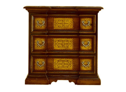 Muebles italianos marrones cómoda clásica de madera armarios muebles consolas