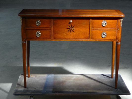Muebles Estilo Barroco Diseño Madera Mobiliario Italiano Mesa Consola Marrón Aparador