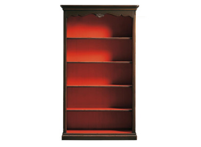 Armario de libros Vitrina Estantería Muebles Librero marrón Gabinete de vidrio Armarios Estantes