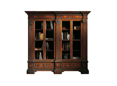 Estilo medieval Armario Vitrina Muebles italianos Armarios Estante Macizo