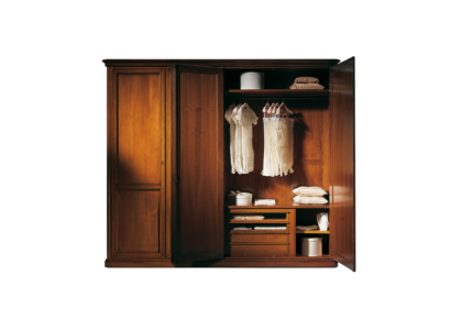 Armario de granjero - Muebles italianos de madera maciza - Armarios de dormitorio estilo rural.
