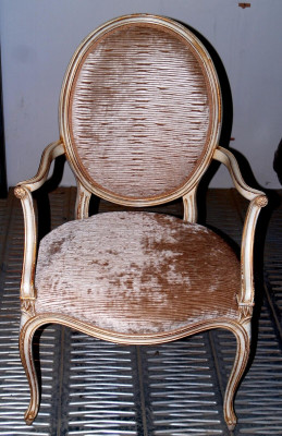 Silla de comedor beige y dorada de madera muebles de comedor sillas silla de salón nueva