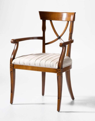 Sillas clásicas Silla Sillón Silla de madera Silla de comedor Lujo Muebles de madera Nuevos