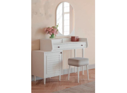 Mesa de maquillaje Set de dormitorio Consola Espejo Muebles Conjunto de diseño Nuevo