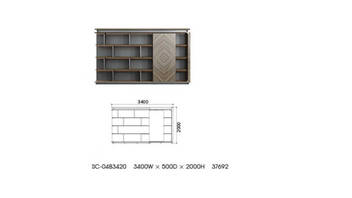 Diseño Armario Librero Estante Archivador Oficina Mobiliario Repisa Oficina