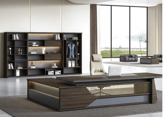 Escritorio de esquina Diseño de muebles de oficina Oficina Jefe Möbel Design Schreibtisch