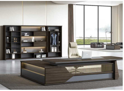 Escritorio de esquina Diseño de muebles de oficina Oficina Jefe Möbel Design Schreibtisch