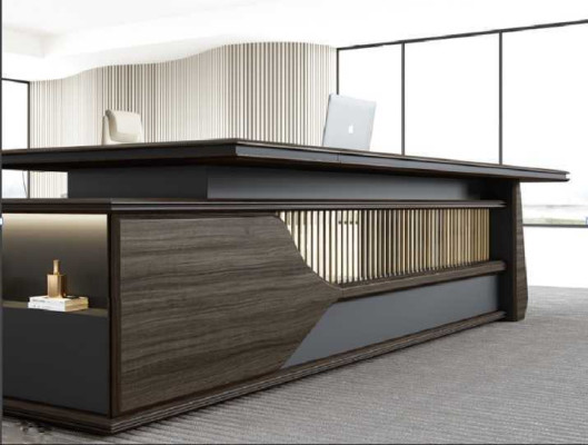 Escritorio de esquina Diseño de muebles de oficina Oficina Jefe Möbel Design Schreibtisch