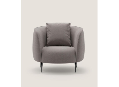 Marrón topo Sillón moderno de salón de lujo de diseño individual.