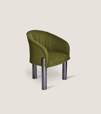 Lujo Sillón verde de una plaza Silla tapizada moderna Muebles de salón