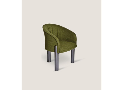 Lujo Sillón verde de una plaza Silla tapizada moderna Muebles de salón
