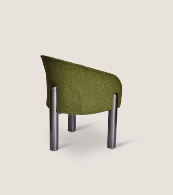 Lujo Sillón verde de una plaza Silla tapizada moderna Muebles de salón