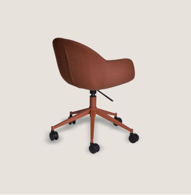 Silla de oficina marrón de lujo Sillón ejecutivo de cuero Giratorio Muebles Nuevos