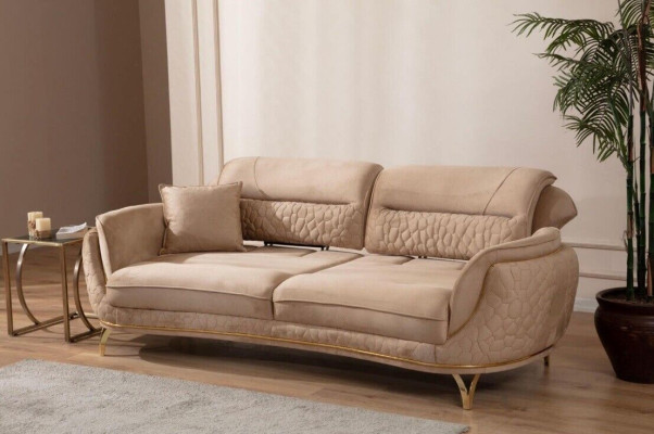 Sofá en estilo italiano Conjunto completo 3+3+1+1 plazas
