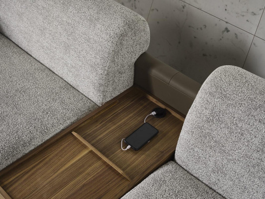 Grupo de sofás, sofá tapizado completo, gris, juego de sofás de tela de 3 piezas.