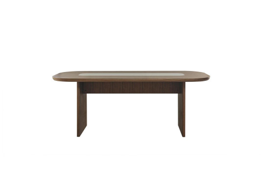 Mesa de comedor Mesa de comedor Mesa Rincón de comedor Madera Marrón Comedor 208 cm
