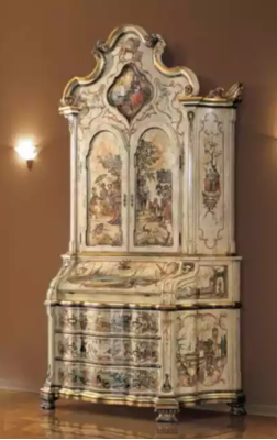 Muebles de madera de lujo, aparador clásico, armarios, cómoda, vitrina y aparador.