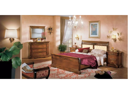 Diseño de muebles para dormitorio juego de cama + 2 mesitas de noche 5 piezas de lujo nuevo.
