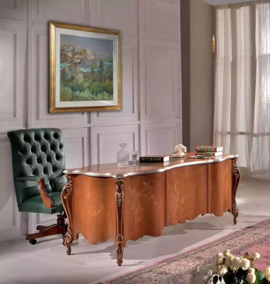 Escritorio Mesa Mobiliario italiano Madera Oficina Secretaria