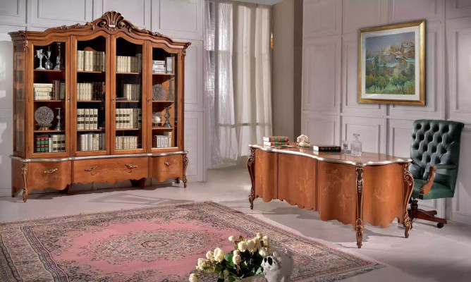 Escritorio Mesa Mobiliario italiano Madera Oficina Secretaria