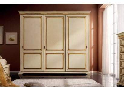 Armario de madera armario dormitorio muebles diseño armarios beige
