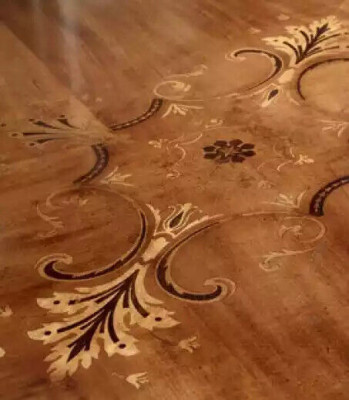 Conjunto de comedor Set Mesa clásica 6x sillas 7 piezas Lujo Completo