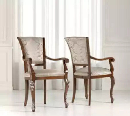 Juego de comedor 6 sillas Conjunto de comedor de madera Silla acolchada de lujo Nueva