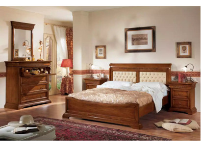Cama Cama 2x Mesitas de noche Diseño de madera Juegos de 5 piezas para habitación.