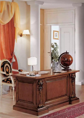 Escritorio clásico Muebles de oficina de lujo Muebles de madera Mesa Muebles