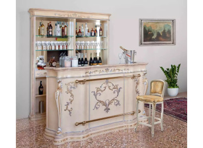 Barra clásica Bar de lujo Armario bar Diseño muebles Madera maciza Vitrina Bar