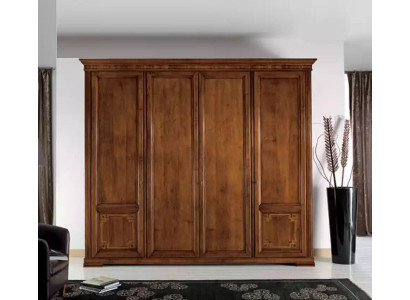 Armario Armario de lujo de madera Diseño Muebles Dormitorio Marrón Nuevo