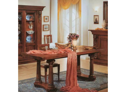 Mesa de comedor, muebles de diseño, mesa de comedor de lujo, estilo italiano, decoración.