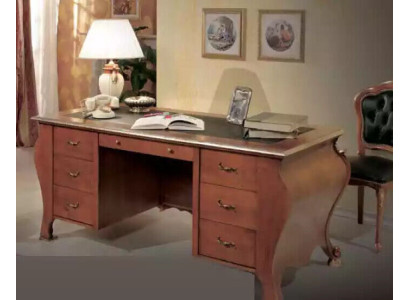 Escritorio de oficina diseño clásico Escritorio de madera marrón Mueble de mesa