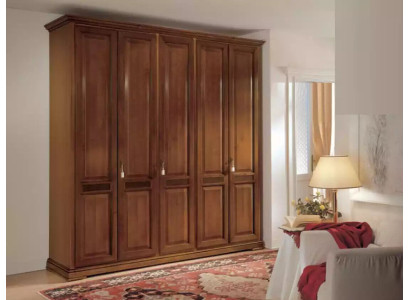 Armario clásico para ropa Muebles Armarios Diseño de dormitorio Marrón Nuevo.