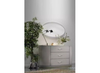Dormitorio madera moderno lujo diseño italiano cómoda muebles clásico.