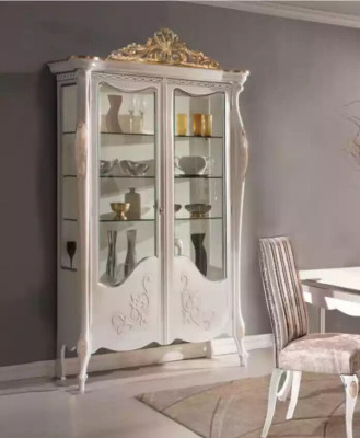 Vitrina de cristal armario vitrina sala de estar de madera aparador Muebles italianos
