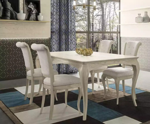 Mesa de comedor Mesa de comedor Conjunto de 4 sillas Mesas Sillas Juego de 5 piezas Muebles