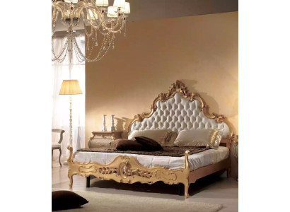 Diseño de acolchado de cama de lujo Chesterfield doble de 180x200 para camas de hotel.